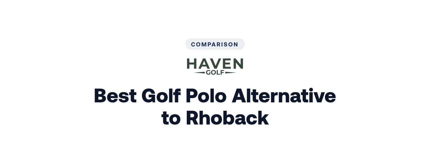 Best Golf Polo Alternative to Rhoback