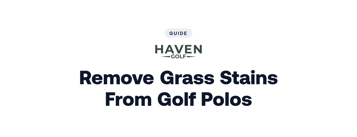 How to Remove Grass Stains From Golf Polos