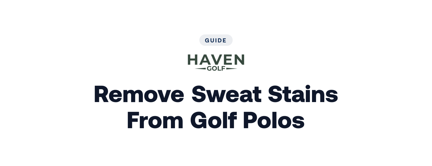 How to Remove Sweat Stains From Golf Polos