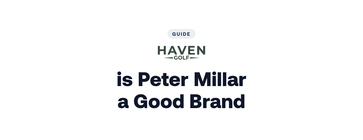 is Peter Millar a Good Brand