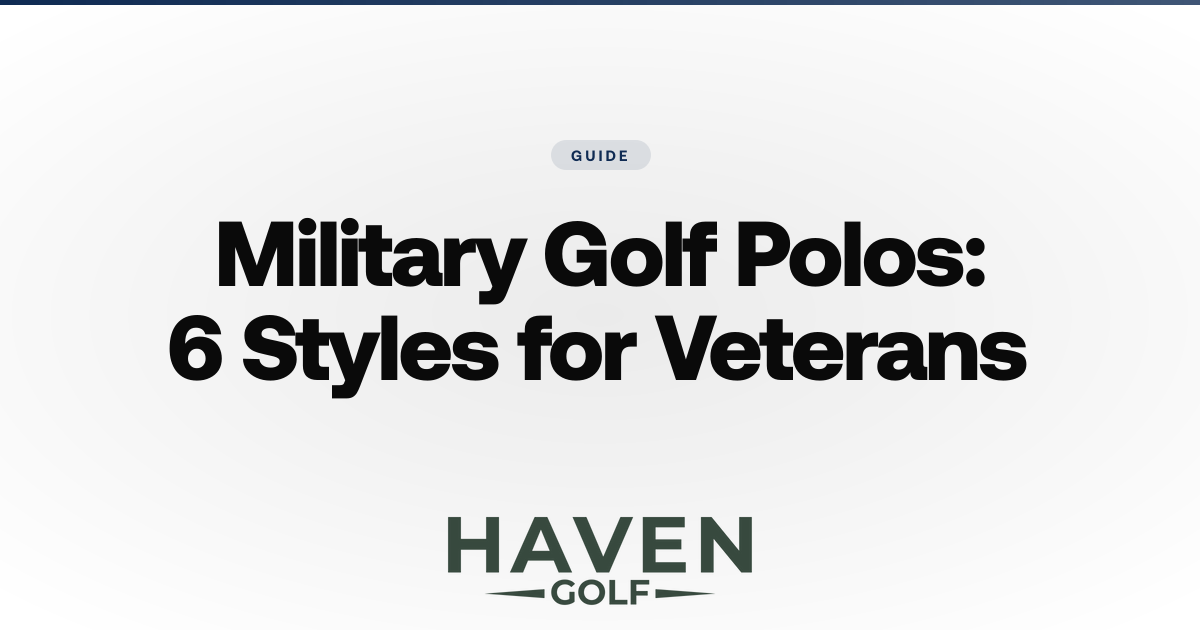 Military Golf Polos: 6 Styles for Veterans