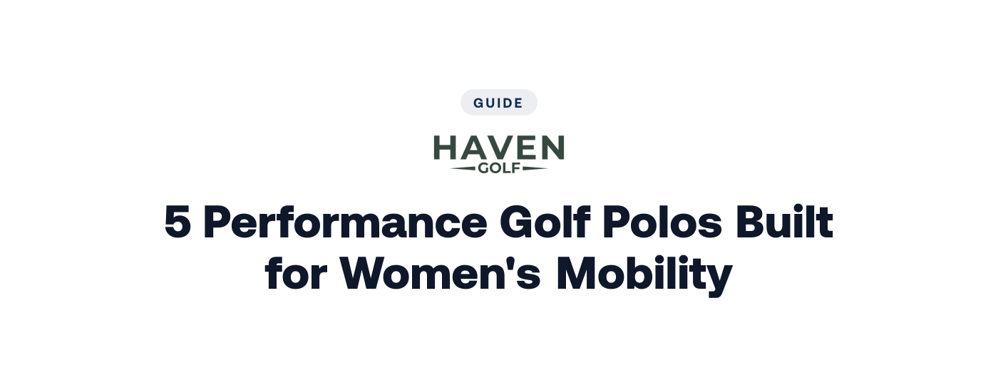 5 Performance Golf Polos Built for Women's Mobility