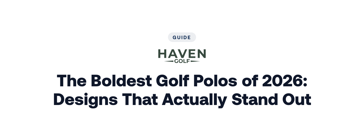 The Coolest Golf Polos of 2026: Bold, Creative Designs