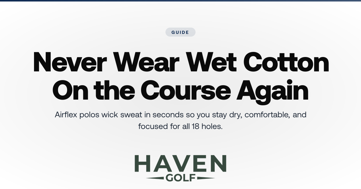 Why Golfers Switch to Airflex Over Standard Cotton Polos