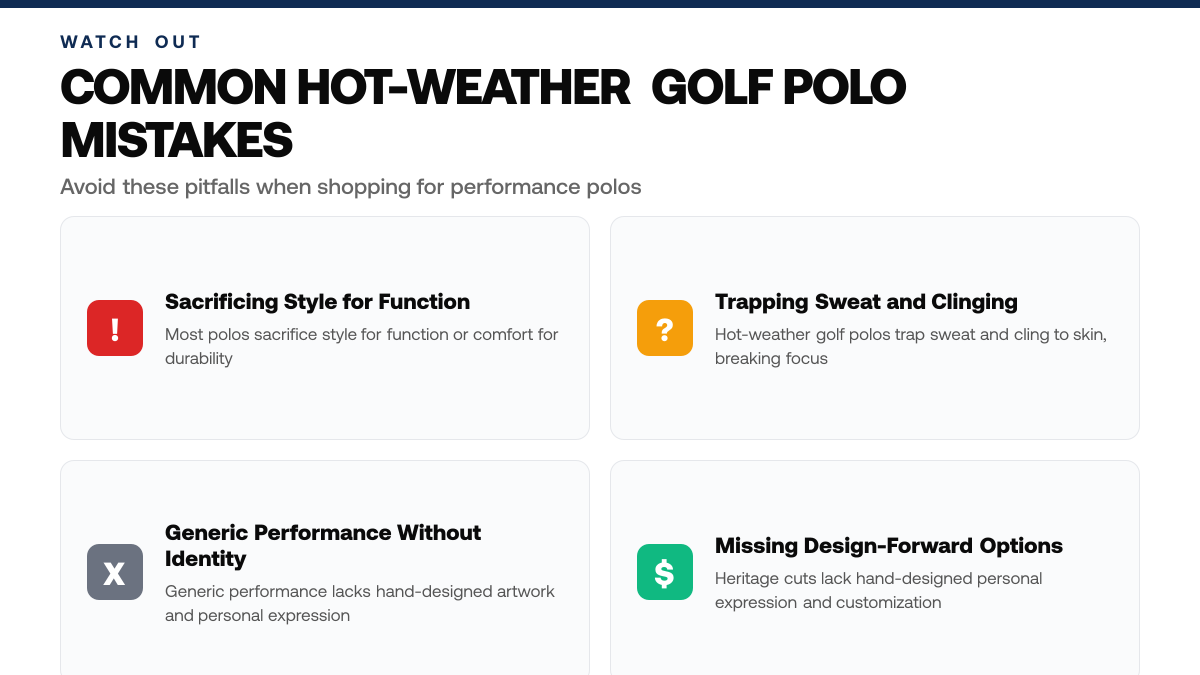 5 Best Golf Polos for Hot Weather Conditions, warning-callouts