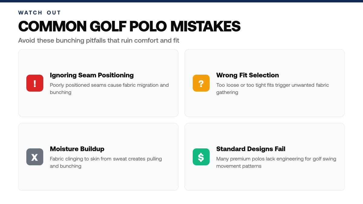 5 Golf Polo Features That Actually Stop Bunching, warning-callouts