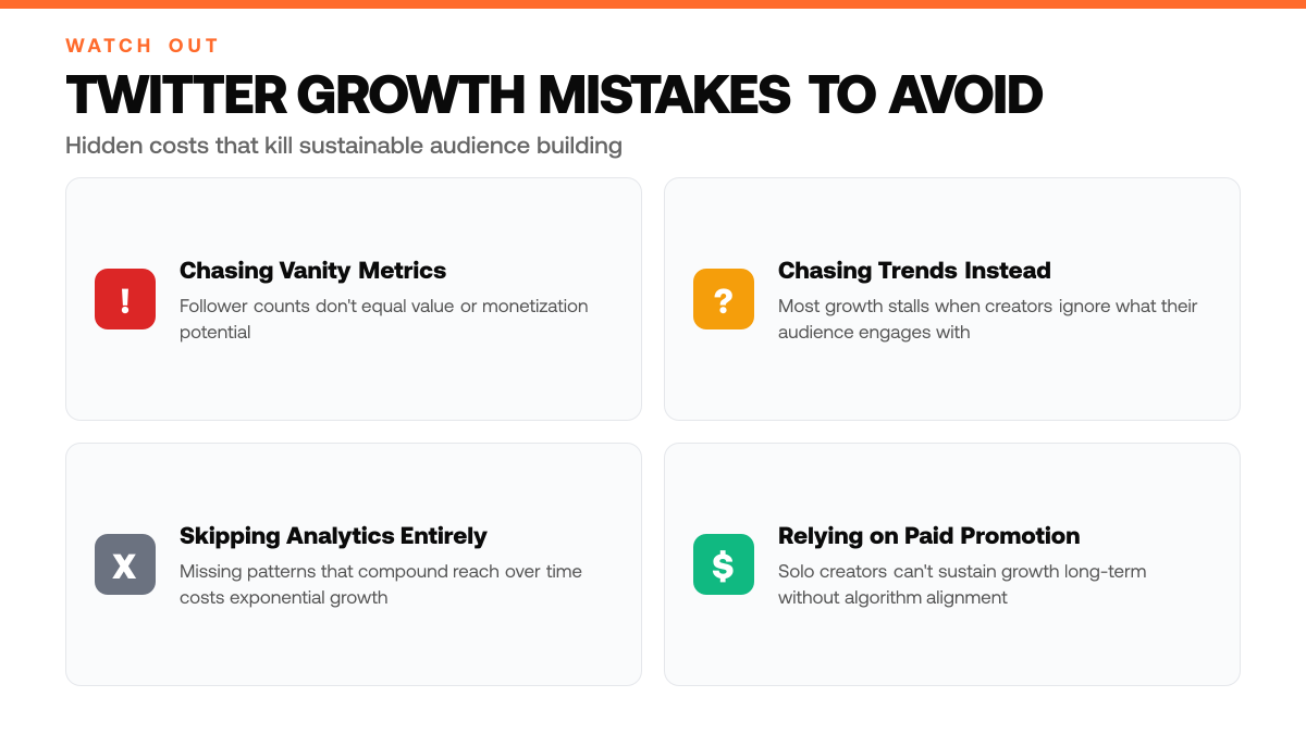 5 Proven Ways to Grow on Twitter Without More Followers, warning-callouts