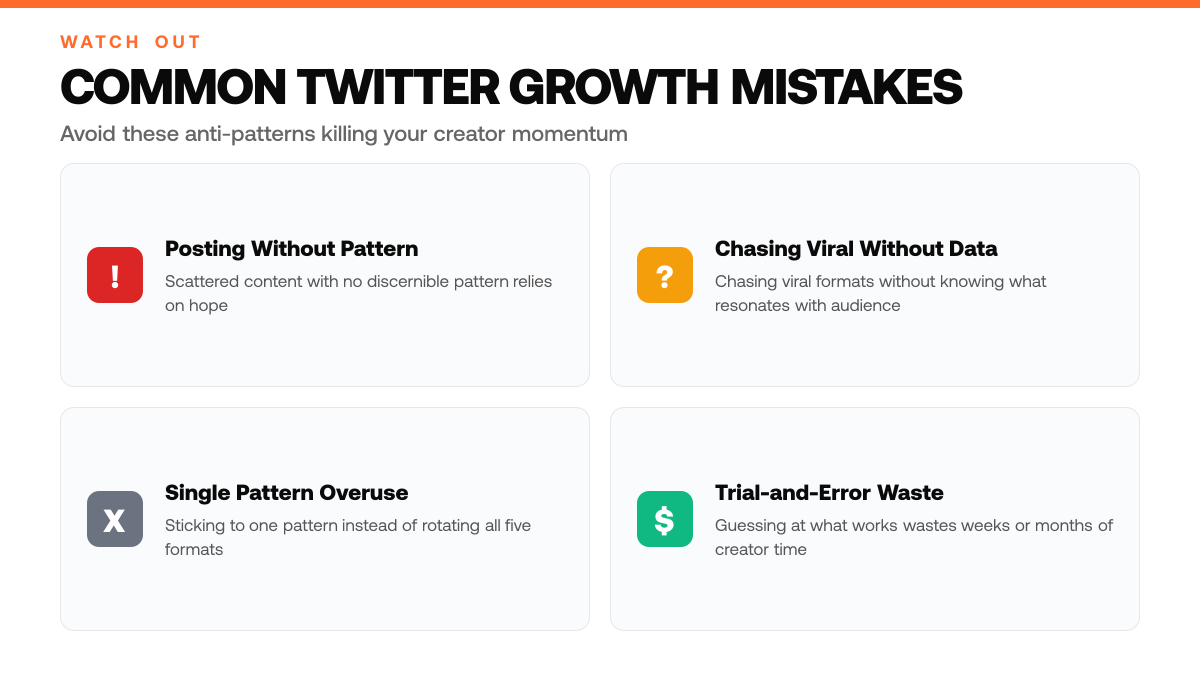 5 Twitter Post Patterns That Actually Drive Growth, warning-callouts