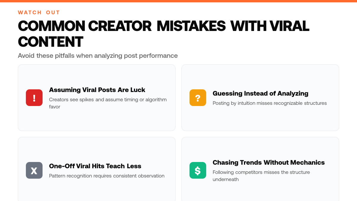 5 Ways to Find Viral Post Patterns Before Your, warning-callouts