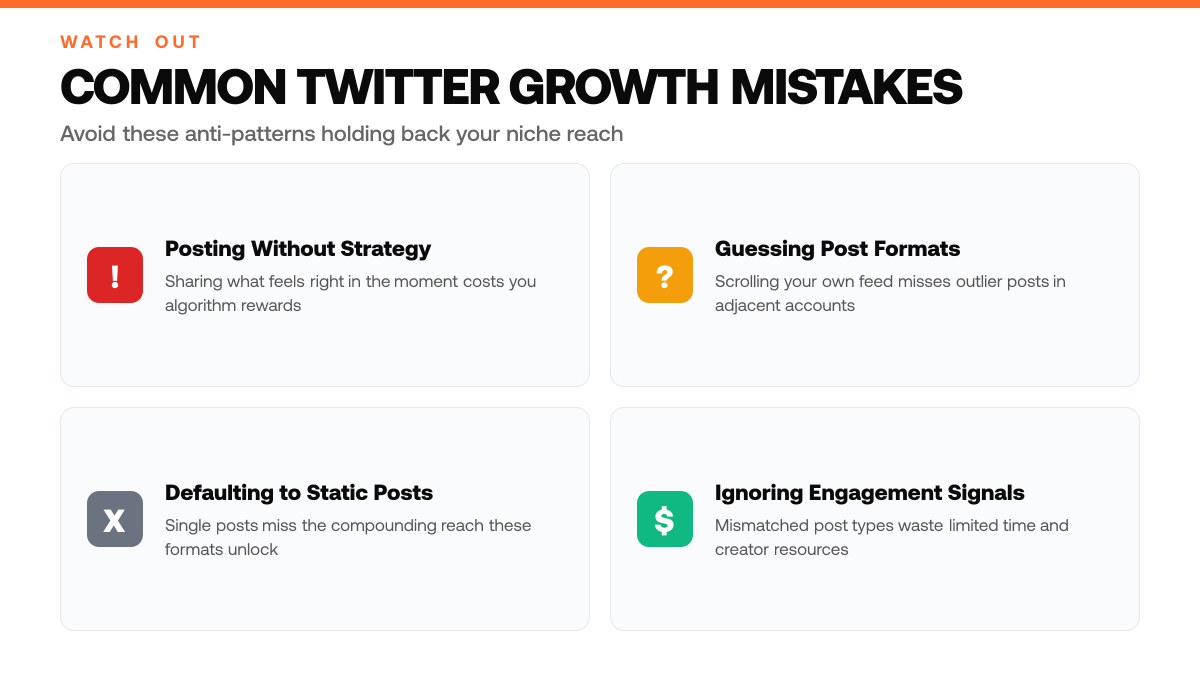 7 Twitter Post Types That Beat Your Niche Algorithm, warning-callouts