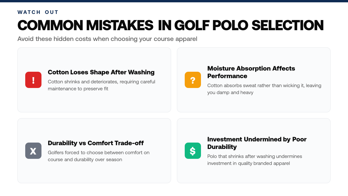 Airflex™ Fabric vs Cotton: Which Golf Polo Wins?, warning-callouts