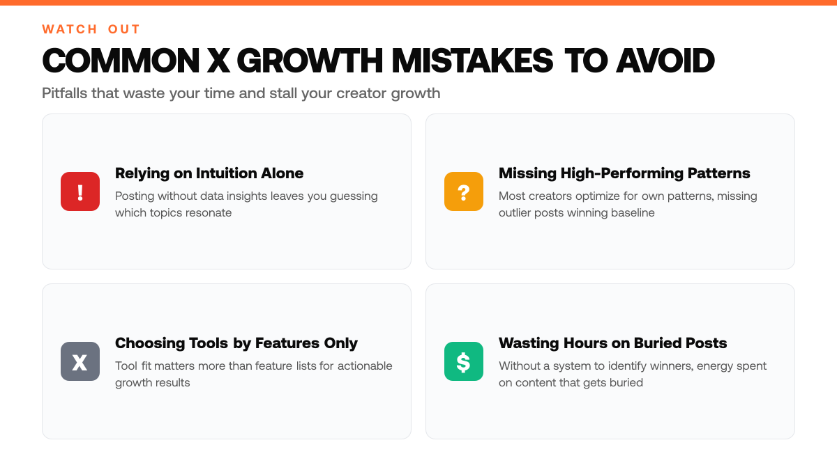Best Taplio Alternatives for X Growth (2026), warning-callouts
