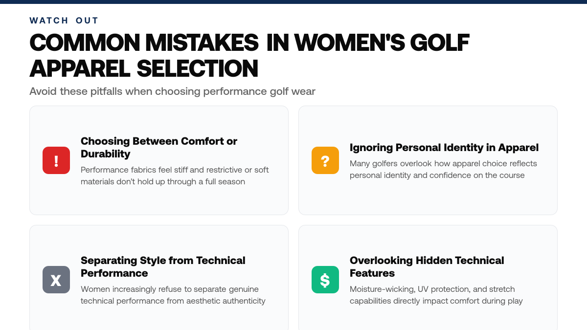 How to Find Golf Apparel for Women Athletes [2026], warning-callouts