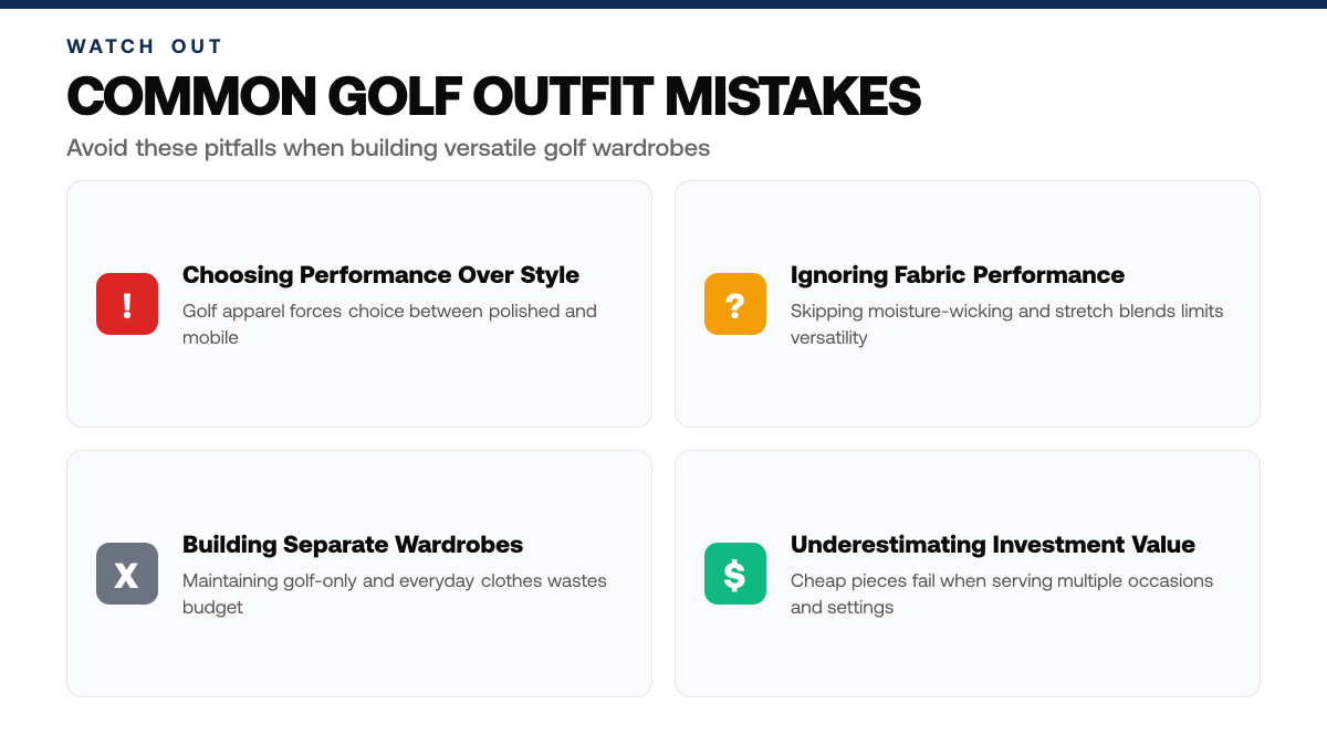 How to Build Golf Outfits That Work On & Off Course, warning-callouts
