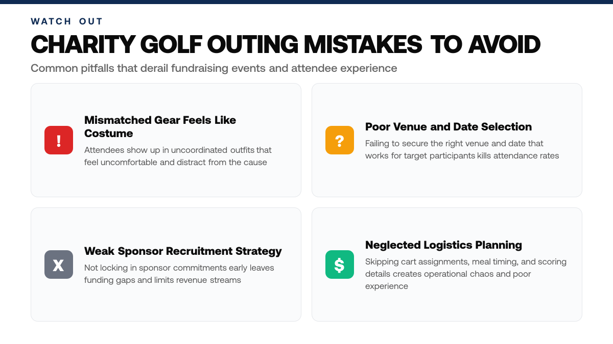 How to Plan a Charity Golf Outing in 5 Easy Steps — warning-callouts