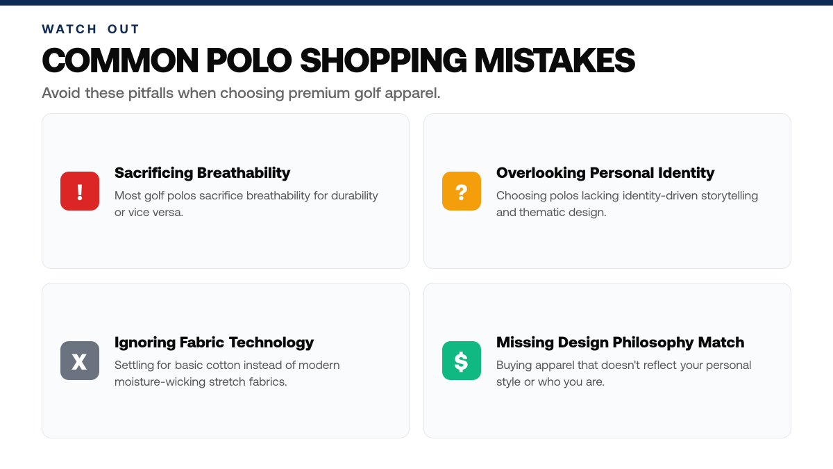 Haven Golf Company vs Straight Down: Which Polo Wins, warning-callouts