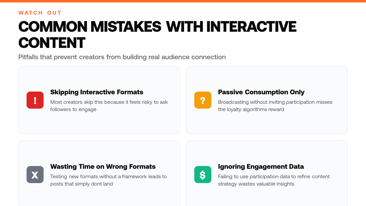 How to Build Real Audience Connection With Interactive Content, warning-callouts
