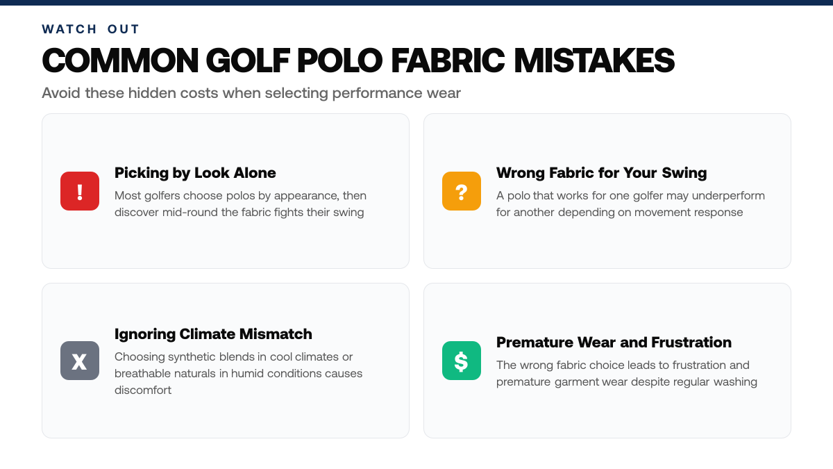 How to Choose Golf Polo Fabric for Your Swing Type — warning-callouts