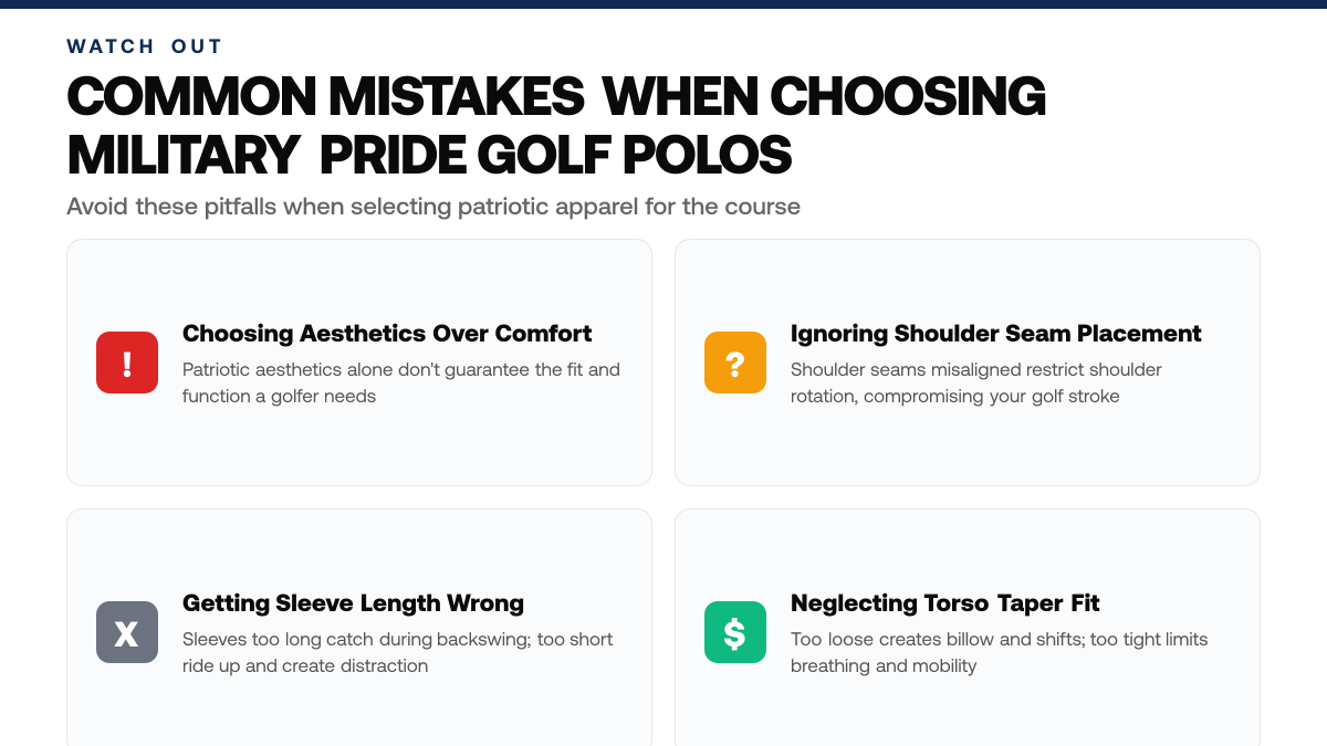 How to Choose Golf Polos for Military Pride — warning-callouts