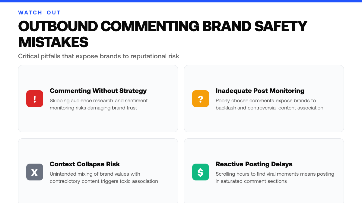 How to Ensure Brand Safety for Outbound Commenting, warning-callouts