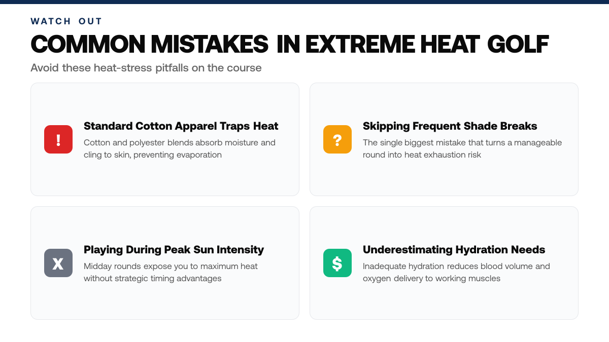 How to Golf in 100-Degree Heat Without Overheating — warning-callouts