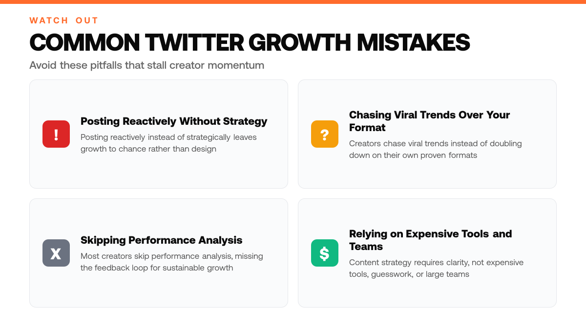 How to Grow on Twitter: 5 Proven Strategies, warning-callouts