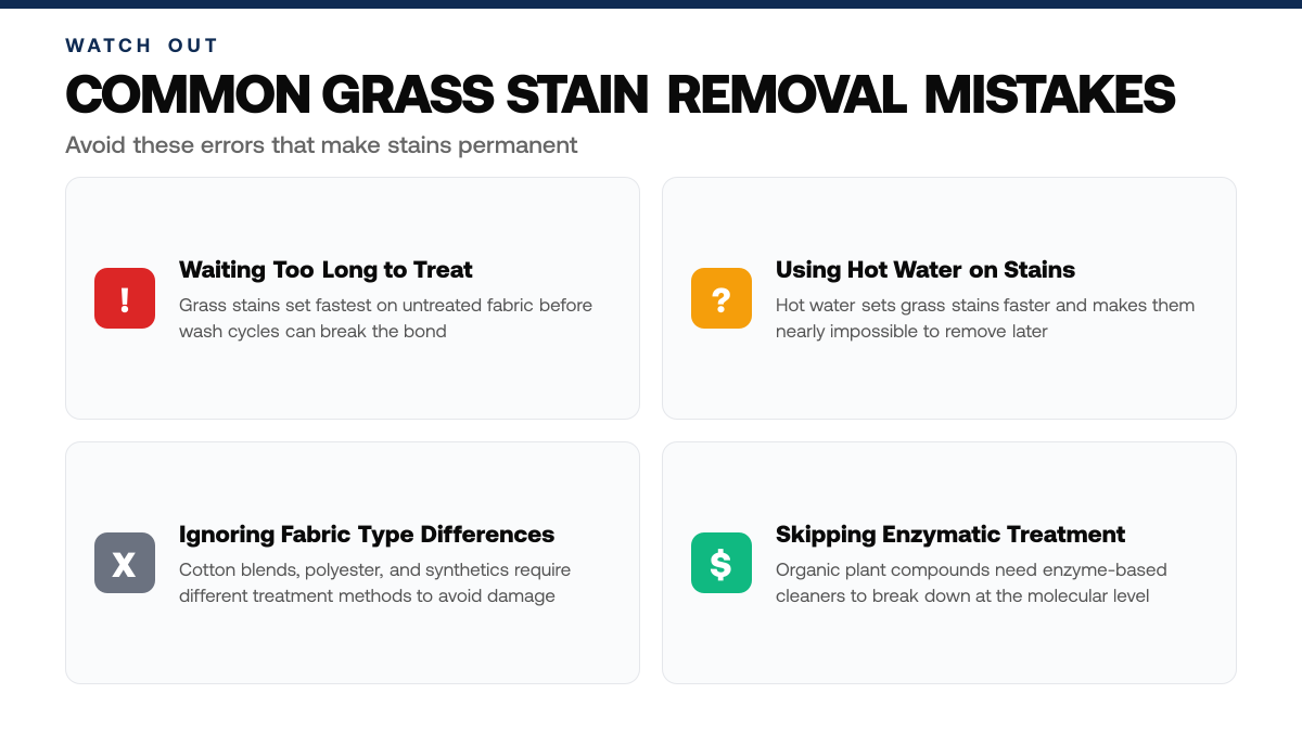 How to Remove Grass Stains From Golf Polos — warning-callouts