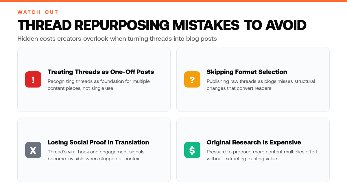 How to Repurpose Twitter Threads Into Blog Posts (5 Formats), warning-callouts