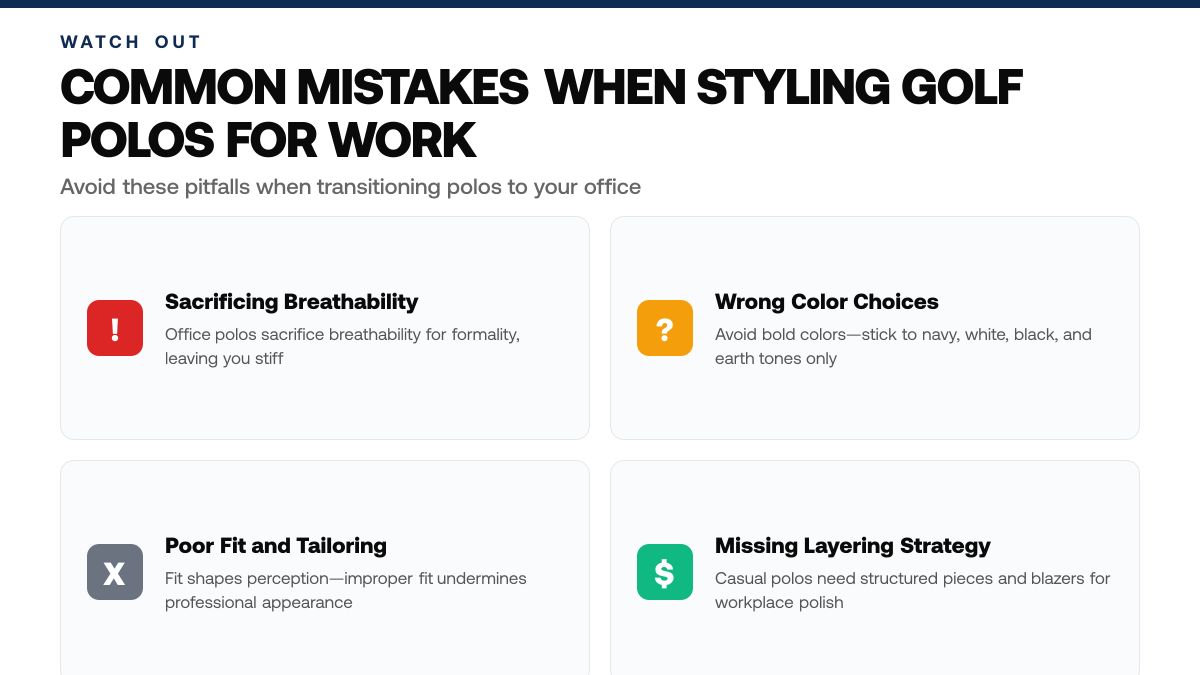 How to Style Golf Polos for Work (Step-by-Step Guide), warning-callouts