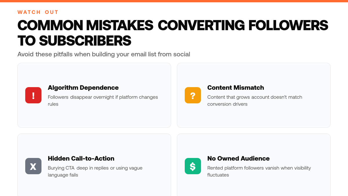 How to Turn Twitter Followers Into Email Subscribers, warning-callouts