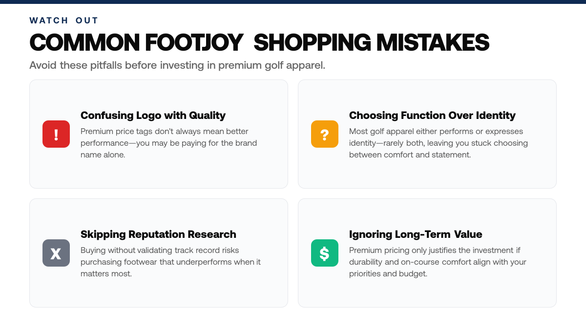 Is FootJoy Worth It in 2026? An Honest Review, warning-callouts