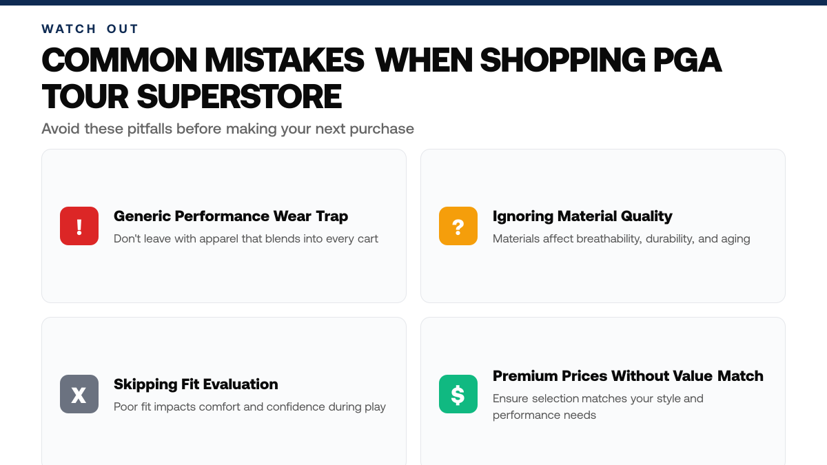 Is PGA TOUR Superstore Worth It in 2026? An Honest Review, warning-callouts