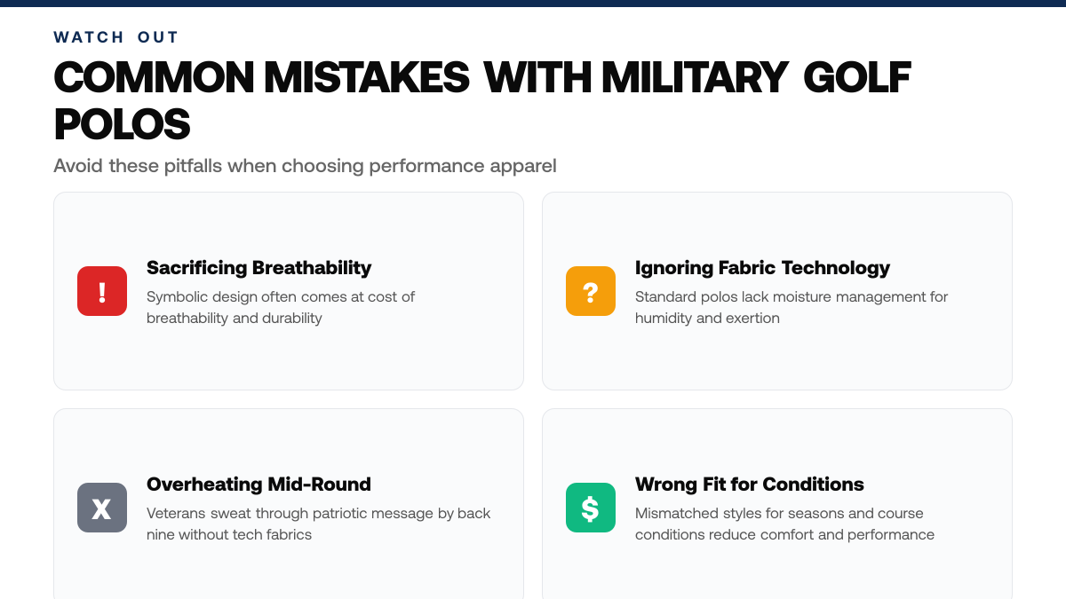 Military Golf Polos: 6 Styles for Veterans — warning-callouts
