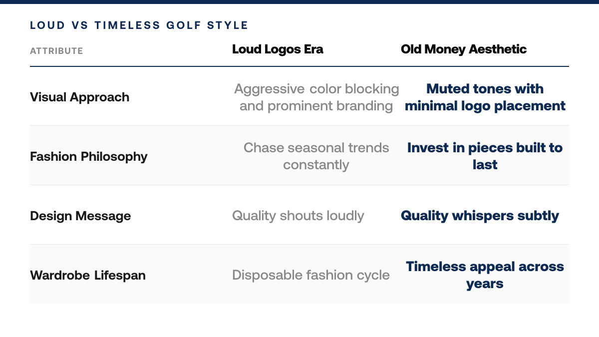 How to Rock Old Money Golf Aesthetic in Timeless Polos, comparison-grid