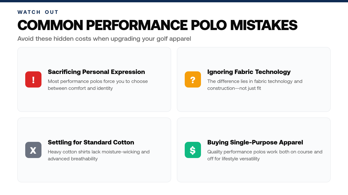 What Makes Performance Golf Polos Different — warning-callouts