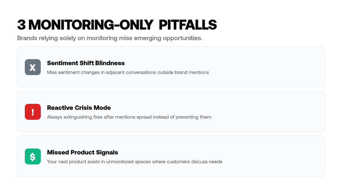 Social Listening vs Brand Monitoring — warning-callouts