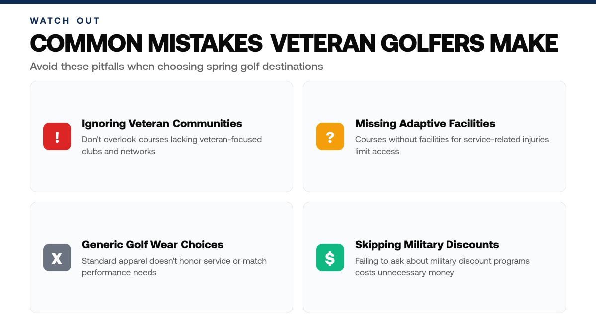 7 Spring Golf Destinations Perfect for Military Veterans — warning-callouts