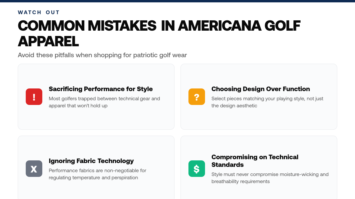 The Complete Guide to Americana Golf Apparel — warning-callouts