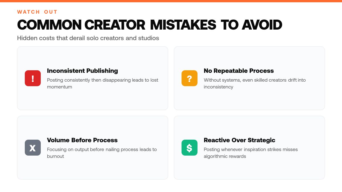 The Complete Guide to Creating Content in Your Studio, warning-callouts