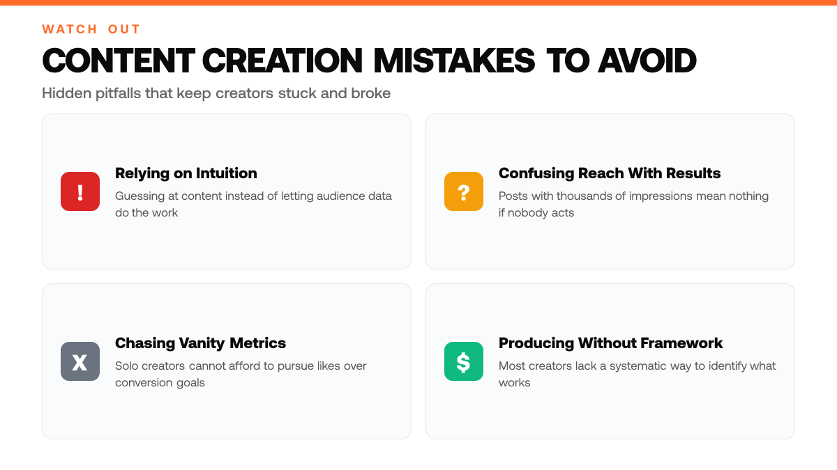 The Complete Guide to Finding Content Ideas That Actually Convert, warning-callouts