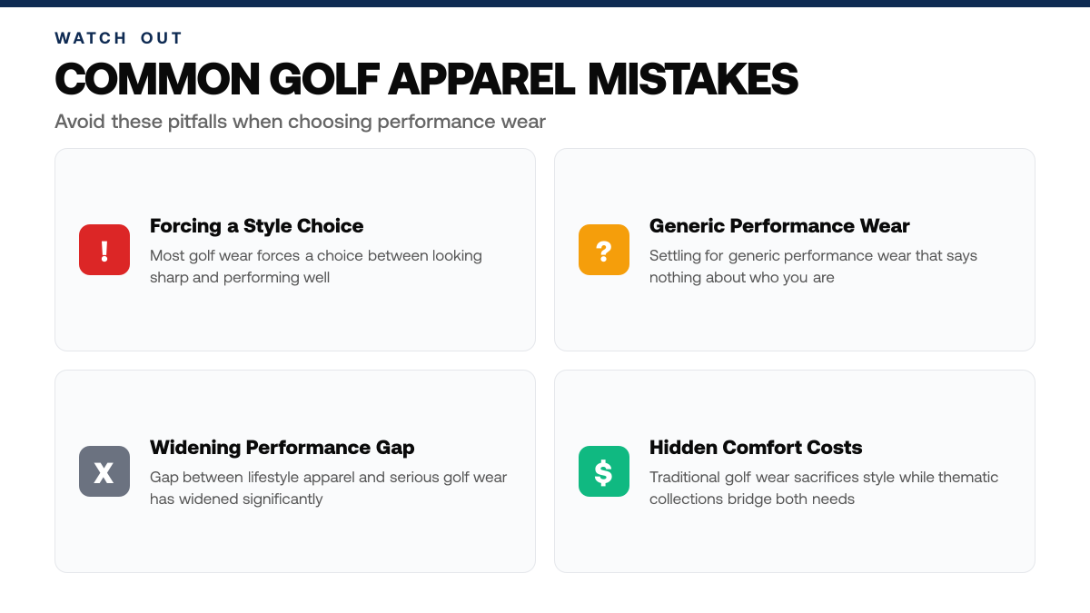 The Complete Guide to Haven Golf's Americana Collection, warning-callouts