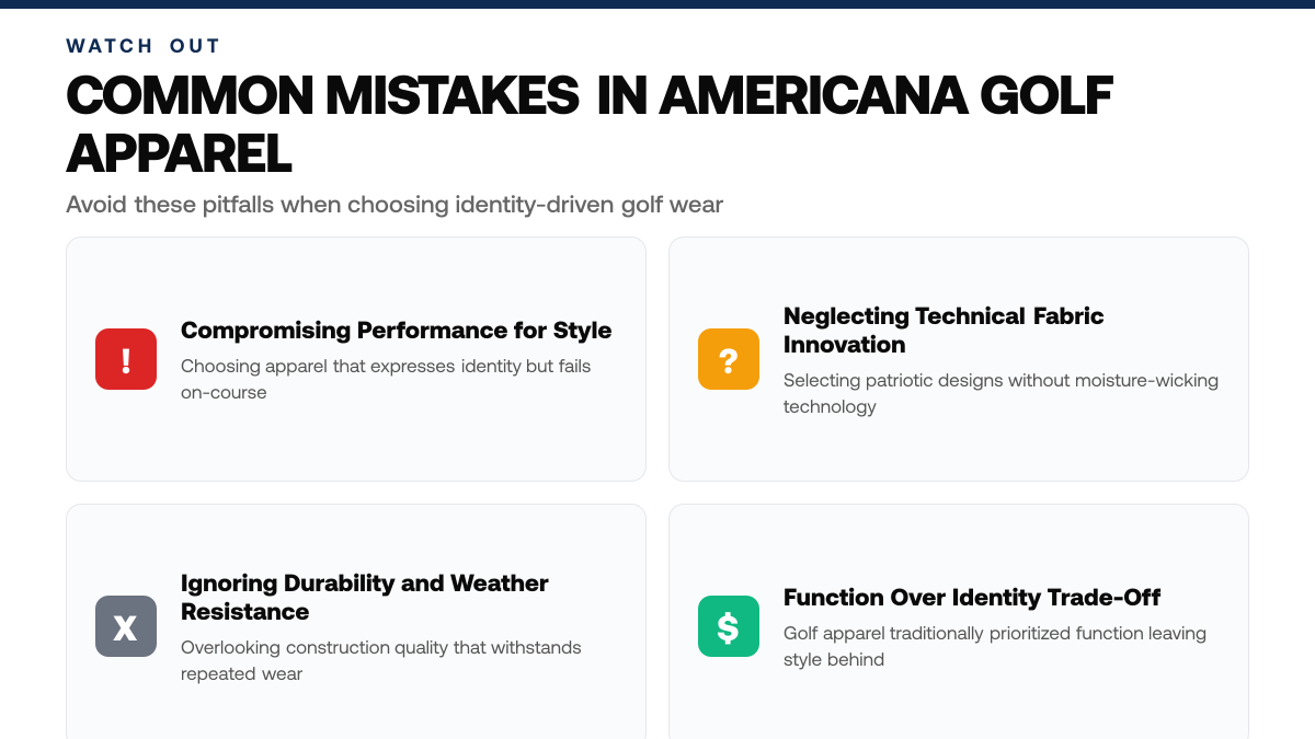The Ultimate Guide to Golf Apparel's Americana Collection, warning-callouts