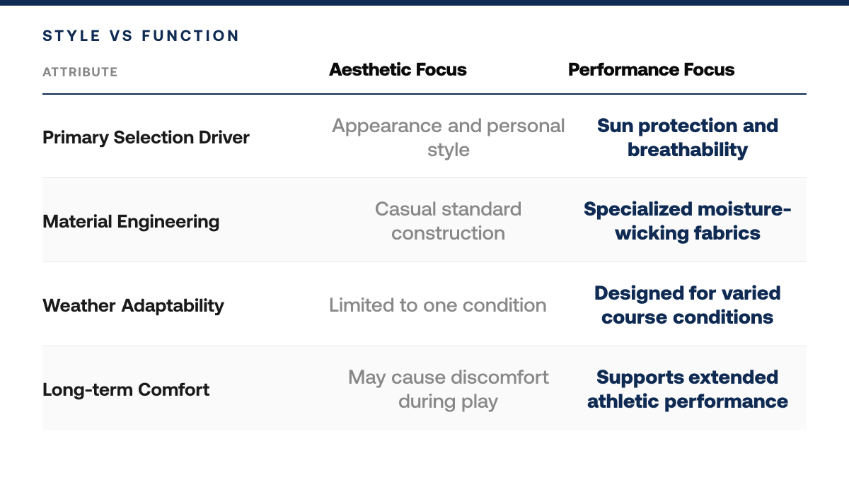 Ultimate Golf Hat Guide for Style and Performance — comparison-grid