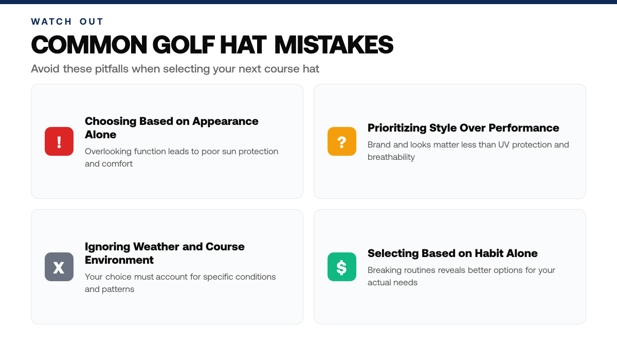 Ultimate Golf Hat Guide for Style and Performance — warning-callouts