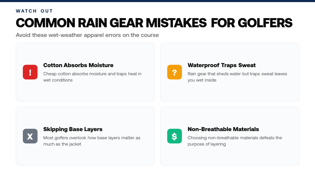 What to Wear Playing Golf in Rain & Wet Conditions, warning-callouts