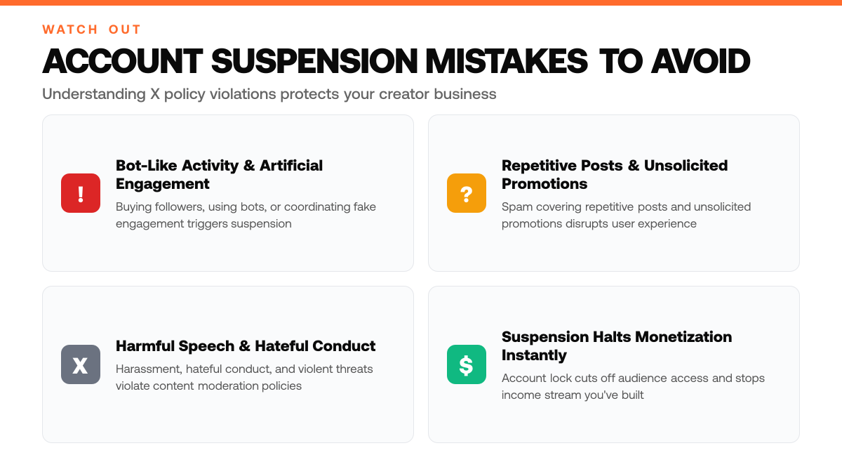Why Did My Twitter Account Get Suspended? (7 Causes), warning-callouts