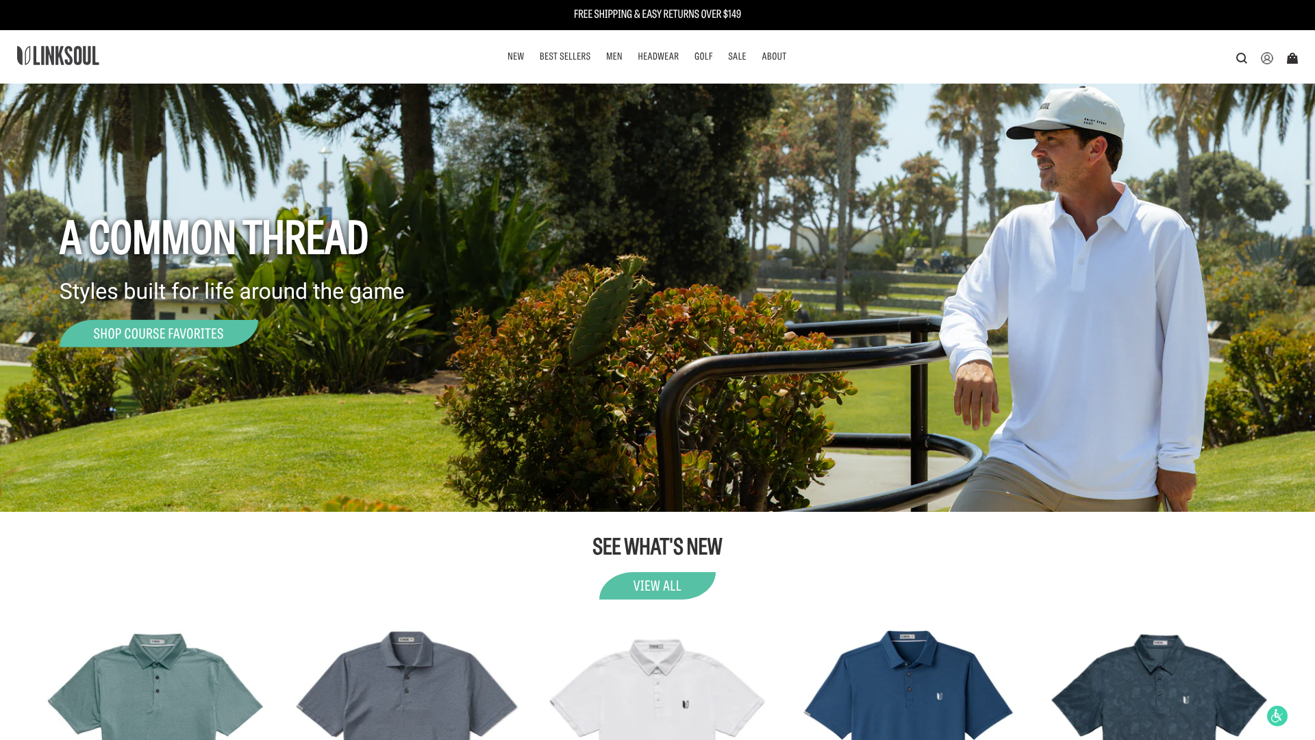 Linksoul homepage screenshot