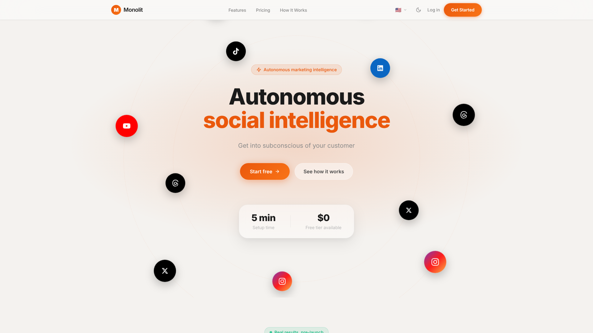 Monolit homepage screenshot